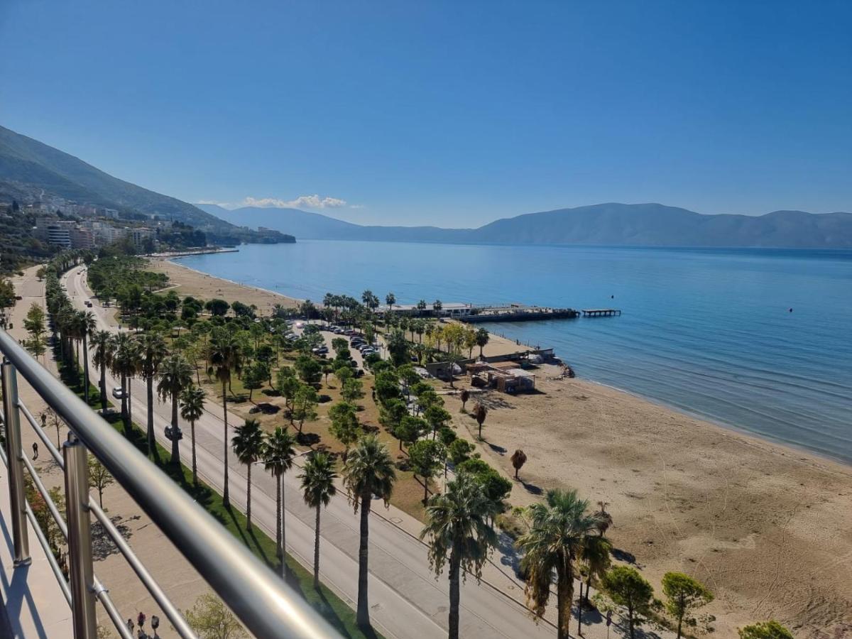 Seaside Apartment Vlorë Esterno foto